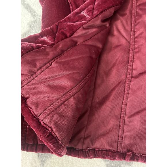 ROTH LE COVER California Vintage 1980's Red Velvet Puff Button Jacket - Picture 12 of 15